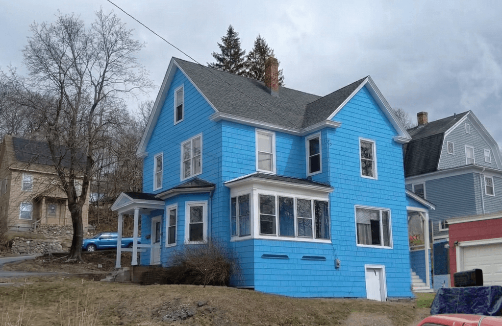 300 Hillside Avenue - Blue Victorian home in Berlin, NH